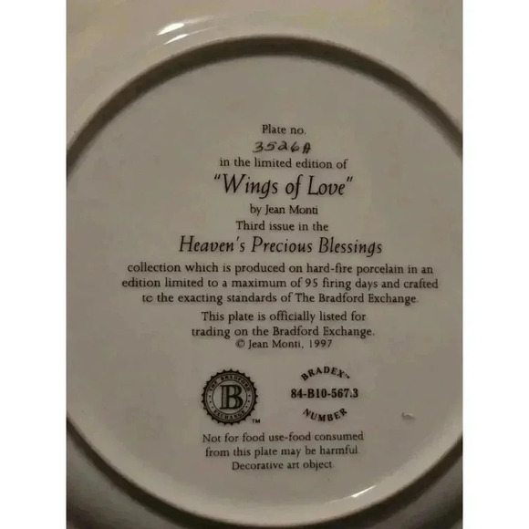 Bradford Exchange Heaven's Precious Blessings Plates Multicolor - Picture 5 of 10